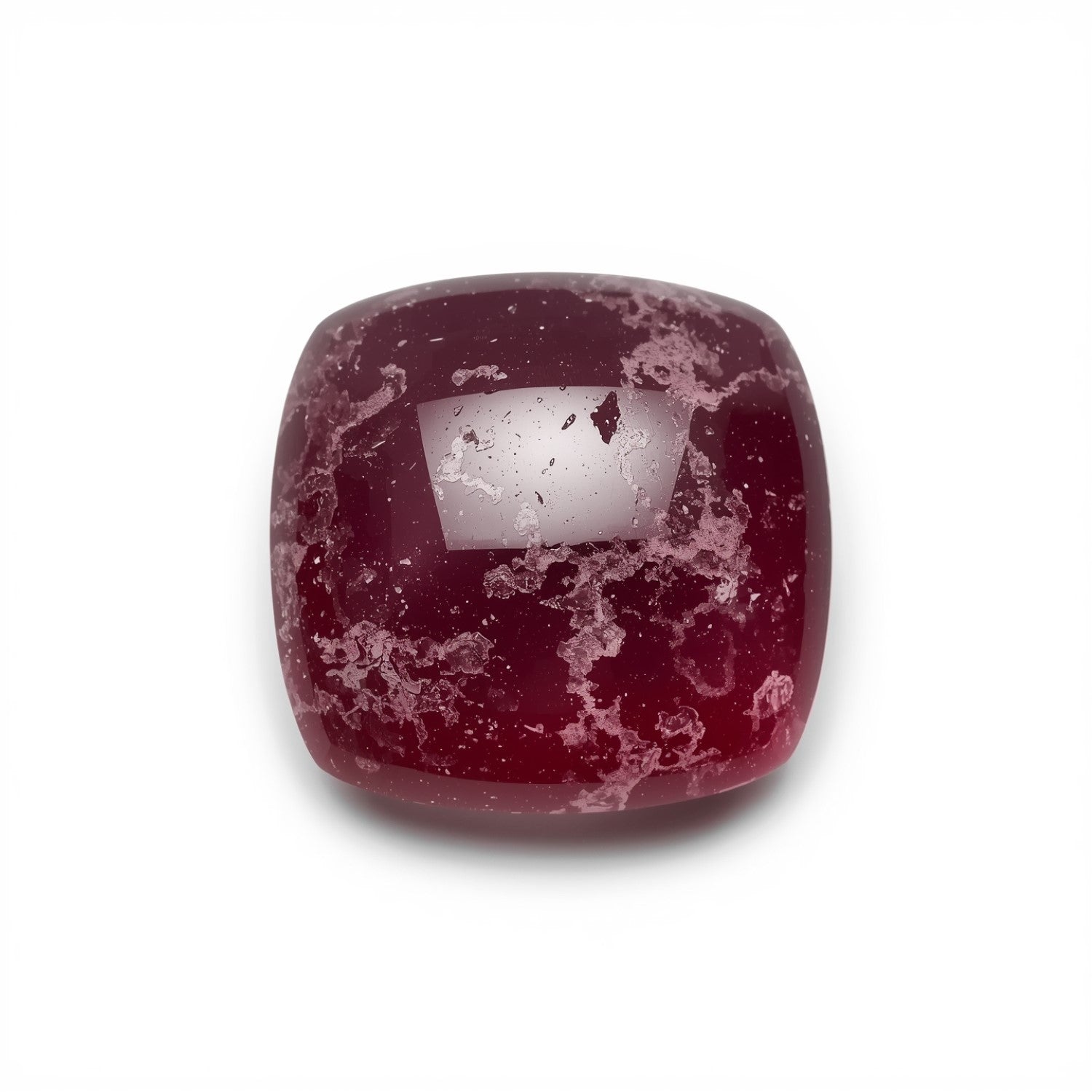 Red Jade 10PC Tiny 5x5 MM Square Cabochon Red Brilliant semi Precious Loose Gemstones