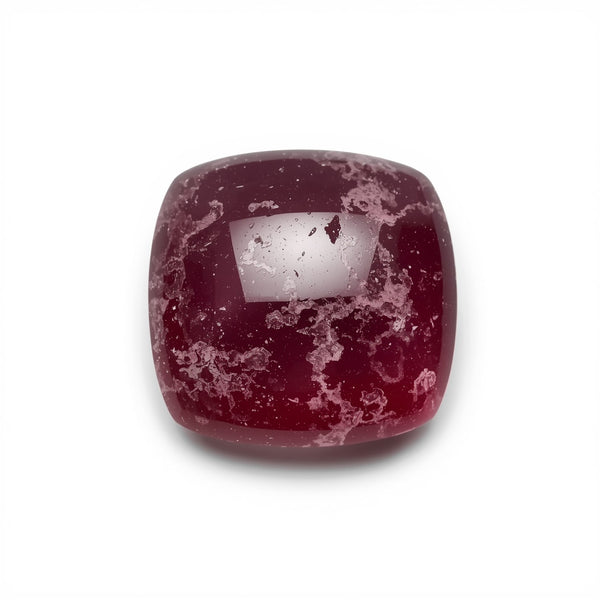 Red Jade 10PC Tiny 5x5 MM Square Cabochon Red Brilliant semi Precious Loose Gemstones