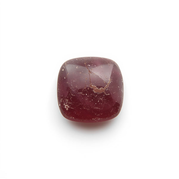 Red Jade 1PC Medium 9x9 MM Square Cabochon Red Luster semi Precious Loose Gems