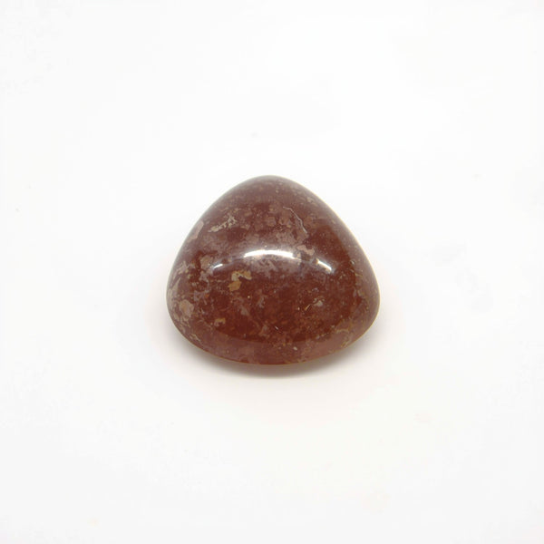 Red Jade 1PC Large 10x10 MM Triangle Cabochon Red Brilliant semi Precious Precious Gemstone
