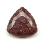 Red Jade 1PC Large 11x11 MM Triangle Cabochon Red Sparkling semi Precious Gems