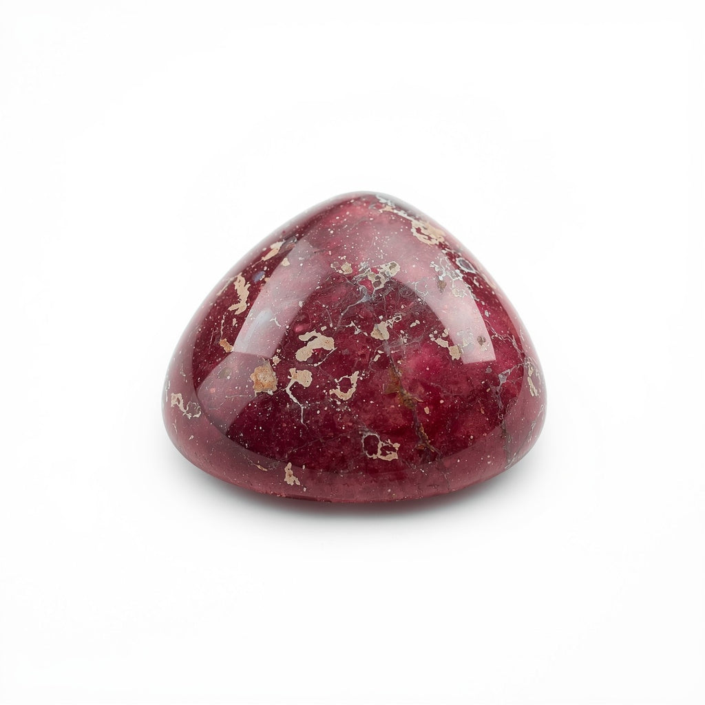Red Jade 10PC Tiny 3x3 MM Triangle Cabochon Red Fine semi Precious Semi Precious Gemstone