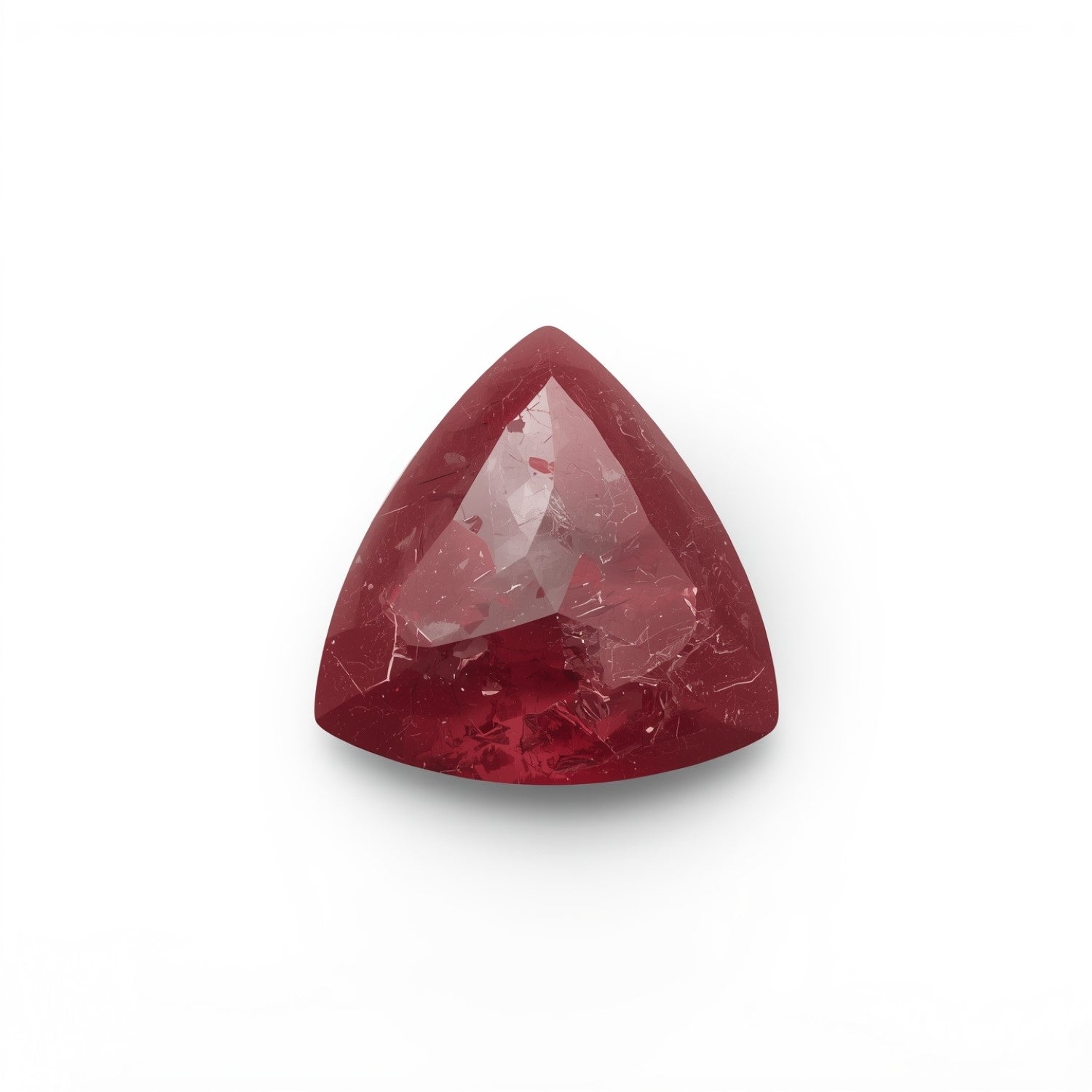 Red Jade 10PC Tiny 4x4 MM Triangle Cabochon Red High-Quality semi Precious Precious Gemstone Main image