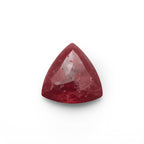 Red Jade 10PC Tiny 4x4 MM Triangle Cabochon Red High-Quality semi Precious Precious Gemstone