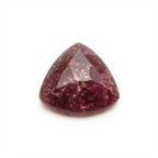 Red Jade 1PC Tiny 6x6 MM Triangle Cabochon Red Genuine semi Precious Loose Gems