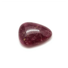 Red Jade 1PC Tiny 6x6 MM Triangle Cabochon Red Genuine semi Precious Loose Gems