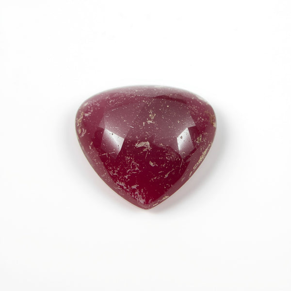 Red Jade 1PC Small 7x7 MM Triangle Cabochon Red Superior semi Precious Loose Gemstone