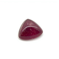 Red Jade 1PC Small 8x8 MM Triangle Cabochon Red Pure semi Precious Loose Gemstones