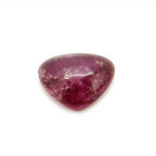 Red Jade 1PC Small 8x8 MM Triangle Cabochon Red Pure semi Precious Loose Gemstones