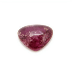 Red Jade 1PC Small 8x8 MM Triangle Cabochon Red Pure semi Precious Loose Gemstones