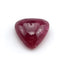 Red Jade 1PC Medium 9x9 MM Triangle Cabochon Red Fiery semi Precious Semi Precious Gemstone