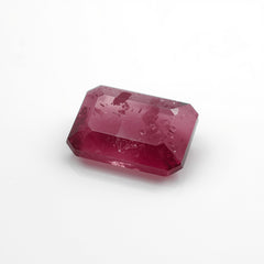 Red Jade 10PC Tiny 2x4 MM Baguette Faceted Red Fiery Semi Precious Gems