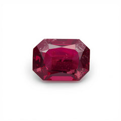 Red Jade 10PC Tiny 2x4 MM Baguette Faceted Red Fiery Semi Precious Gems