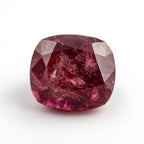 Red Jade 1PC Large 11x11 MM Cushion Faceted Red Fine Semi Precious Gems