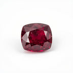 Red Jade 10PC Tiny 3x3 MM Cushion Faceted Red Fiery Semi Precious Gems