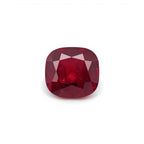 Red Jade 10PC Tiny 4x4 MM Cushion Faceted Red Brilliant Semi Precious Loose Gems