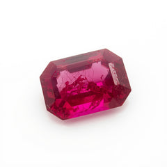 Roter Jade 1PC Chunky 12x16 MM Smaragd Facettiert Rot Natürliche Halbedelsteine