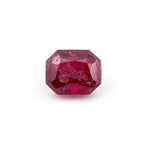 Red Jade 10PC Tiny 3x5 MM Emerald Faceted Red Superior Semi Precious Gems