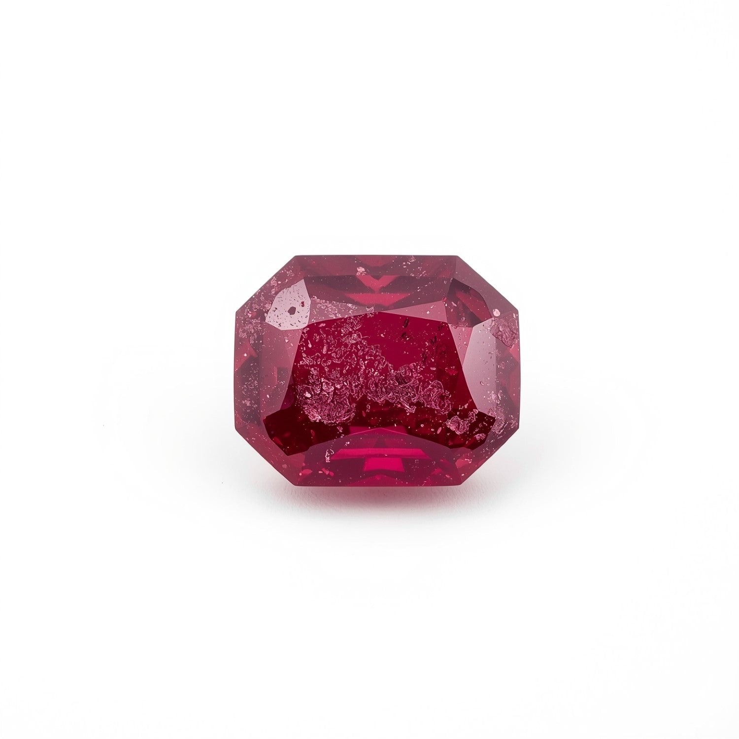 Red Jade 10PC Tiny 3x5 MM Emerald Faceted Red Superior Semi Precious Gems