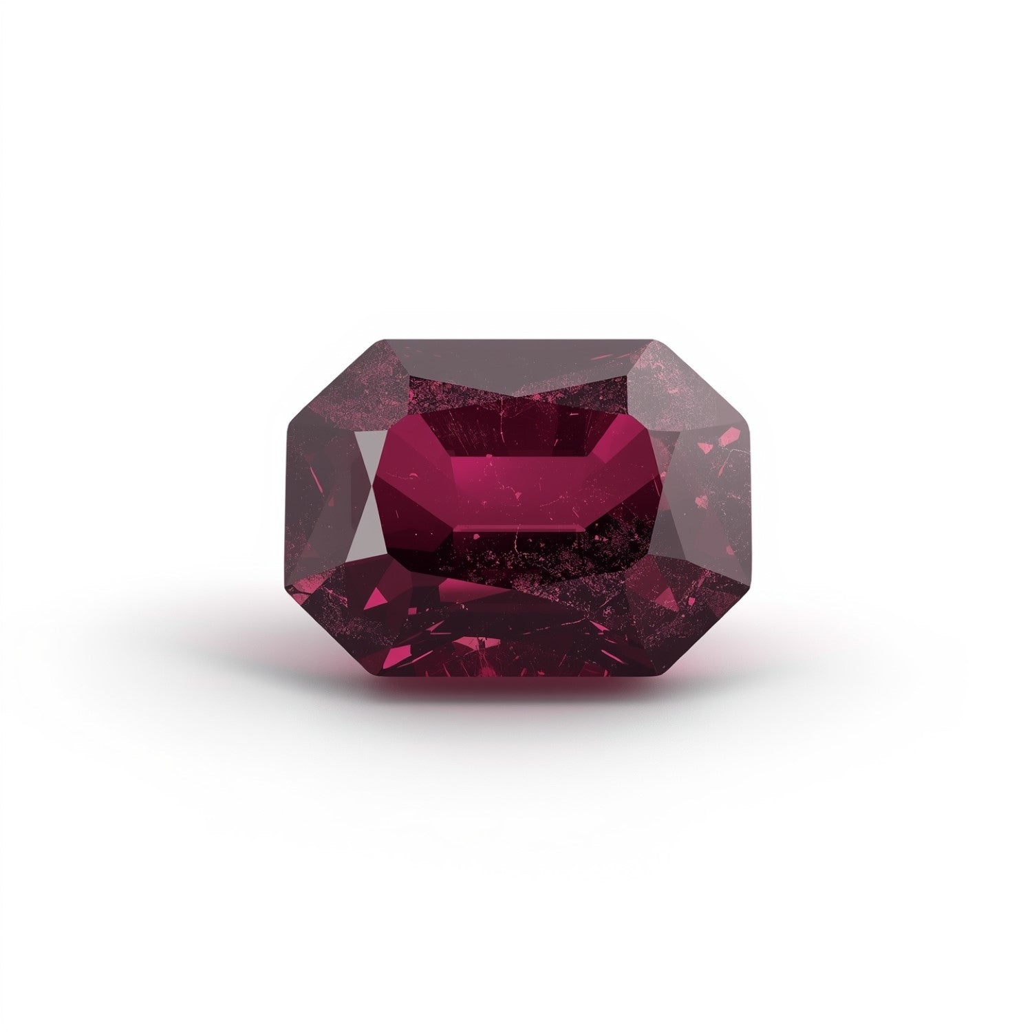 Red Jade 10PC Tiny 4x6 MM Emerald Faceted Red Pure Semi Precious Loose Gems