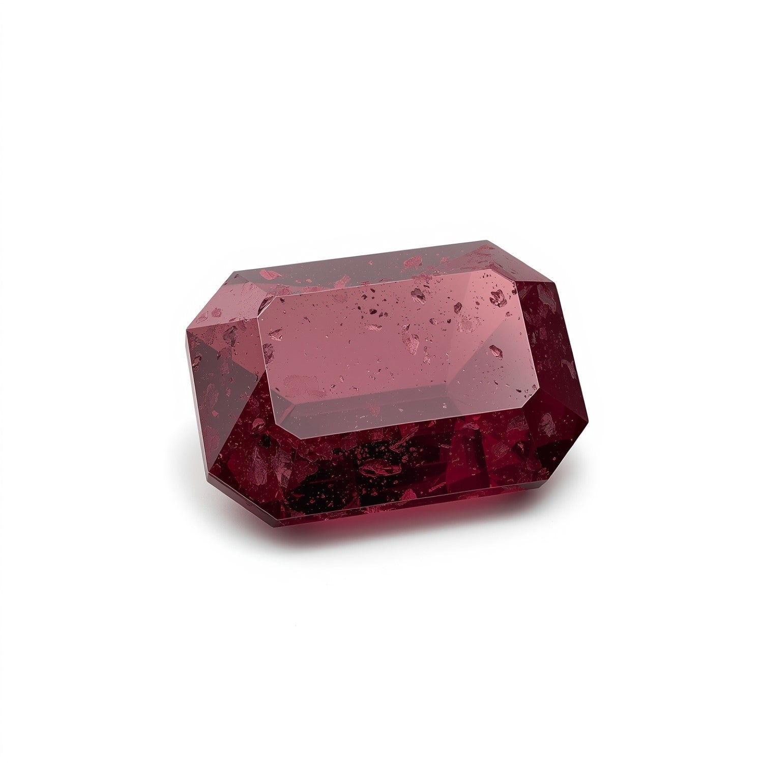 Red Jade 10PC Tiny 4x6 MM Emerald Faceted Red Pure Semi Precious Loose Gems