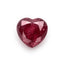 Red Jade 1PC Chunky 13x13 MM Heart Faceted Red Natural Semi Precious Loose Gemstone