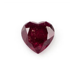 Red Jade 10PC Tiny 4x4 MM Heart Faceted Red Brilliant Semi Precious Loose Gems