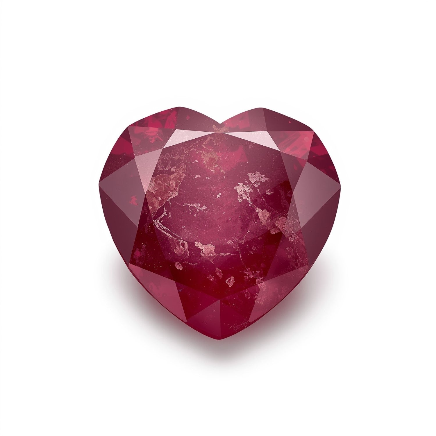 Red Jade 10PC Tiny 5x5 MM Heart Faceted Red Sparkling Semi Precious Loose Gemstone Secondary image