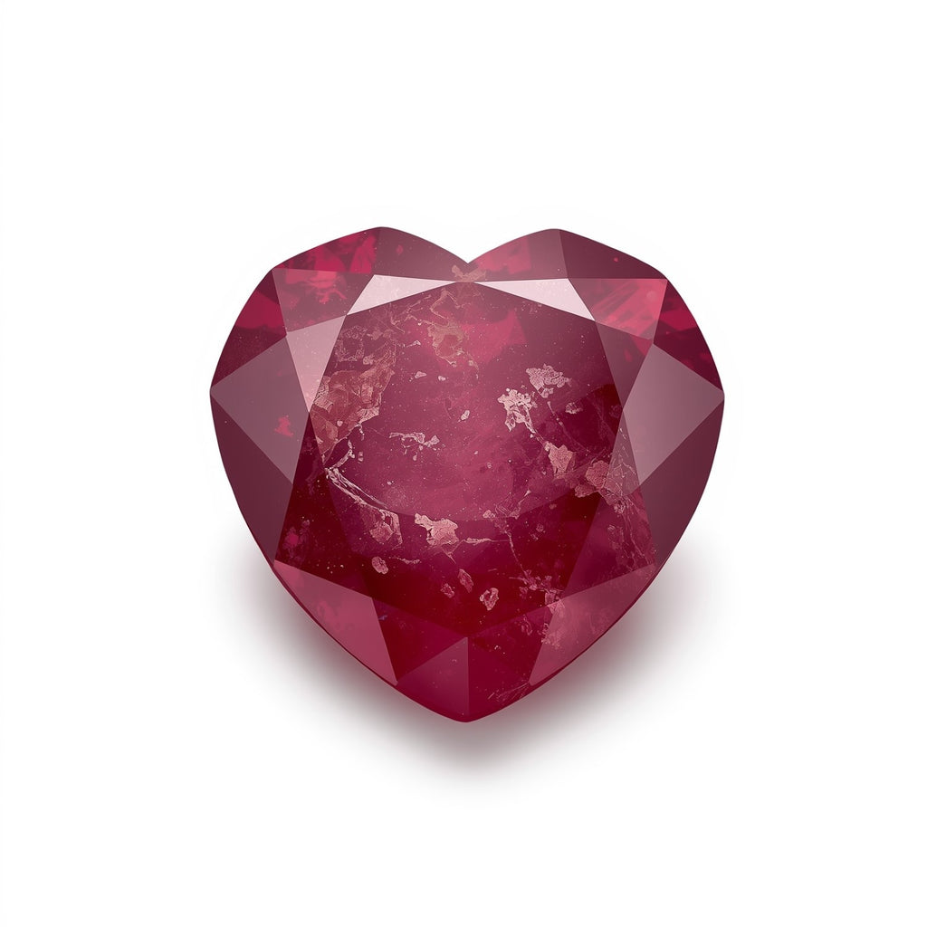 Red Jade 10PC Tiny 5x5 MM Heart Faceted Red Sparkling Semi Precious Loose Gemstone