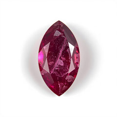 Red Jade 1PC Chunky 10x20 MM Marquise Faceted Red Sparkling Semi Precious Loose Gemstone