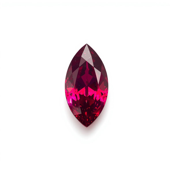 Rote Jade, 10 Stück, winzige 2,5 x 5 mm, Marquise-Facettierung, rot, hochwertige, lose Halbedelsteine