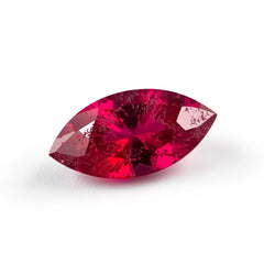 Red Jade 1PC Tiny 4x8 MM Marquise Faceted Red Genuine Semi Precious Loose Gems