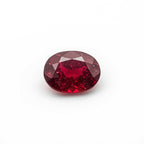 Red Jade 1PC Small 6x9 MM Oval Faceted Red Splendid Semi Precious Gems