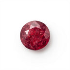 Red Jade 10PC Tiny 3x3 MM Round Faceted Red Fiery Semi Precious Gems