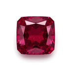 Red Jade 1PC Large 12x12 MM Square Faceted Red High-Quality Semi Precious Loose Gems