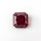 Red Jade 1PC Chunky 14x14 MM Square Faceted Red Genuine Semi Precious Loose Gemstones