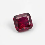 Red Jade 1PC Chunky 16x16 MM Square Faceted Red Pure Semi Precious Loose Gems