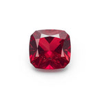 Red Jade 10PC Tiny 4x4 MM Square Faceted Red Brilliant Semi Precious Loose Gems