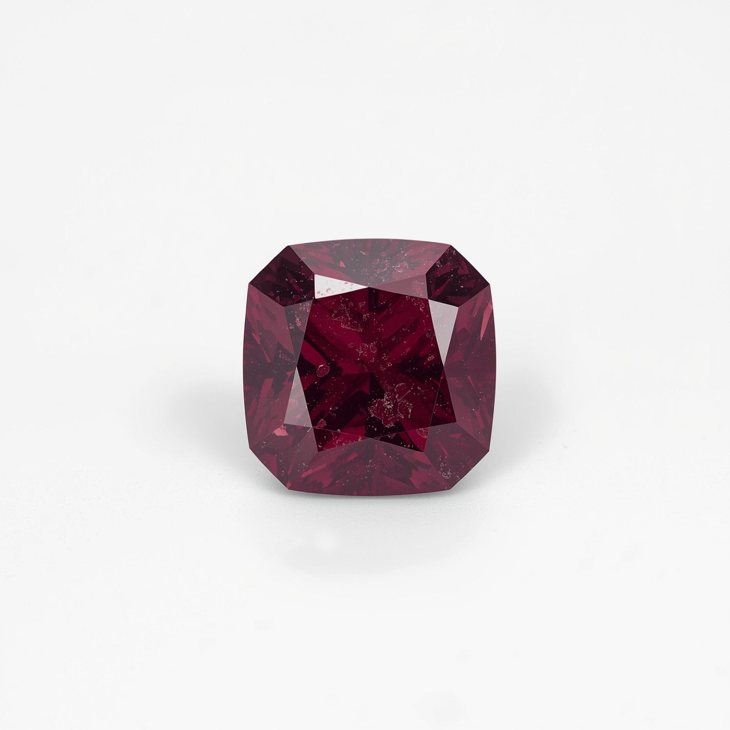 Red Jade 1PC Medium 9x9 MM Square Faceted Red Lustrous Semi Precious Loose Gemstone