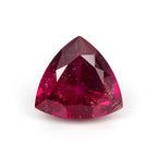 Red Jade 1PC Chunky 15x15 MM Triangle Faceted Red Superior Semi Precious Gems