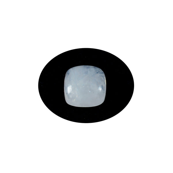 Rainbow Moonstone 10PC Tiny 5x5 MM Cushion Cabochon White Brilliant semi Precious Loose Gems
