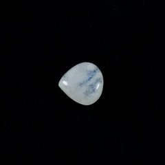 Rainbow Moonstone 1PC Large 10x10 MM Heart Cabochon White Brilliant semi Precious Loose Gems