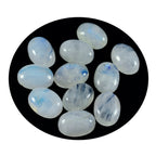 Rainbow Moonstone 1PC Tiny 5x7 MM Oval Cabochon White Brilliant semi Precious Loose Gemstones