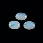 Rainbow Moonstone 1PC Large 10x12 MM Oval Cabochon White High Quality semi Precious Precious Gemstone