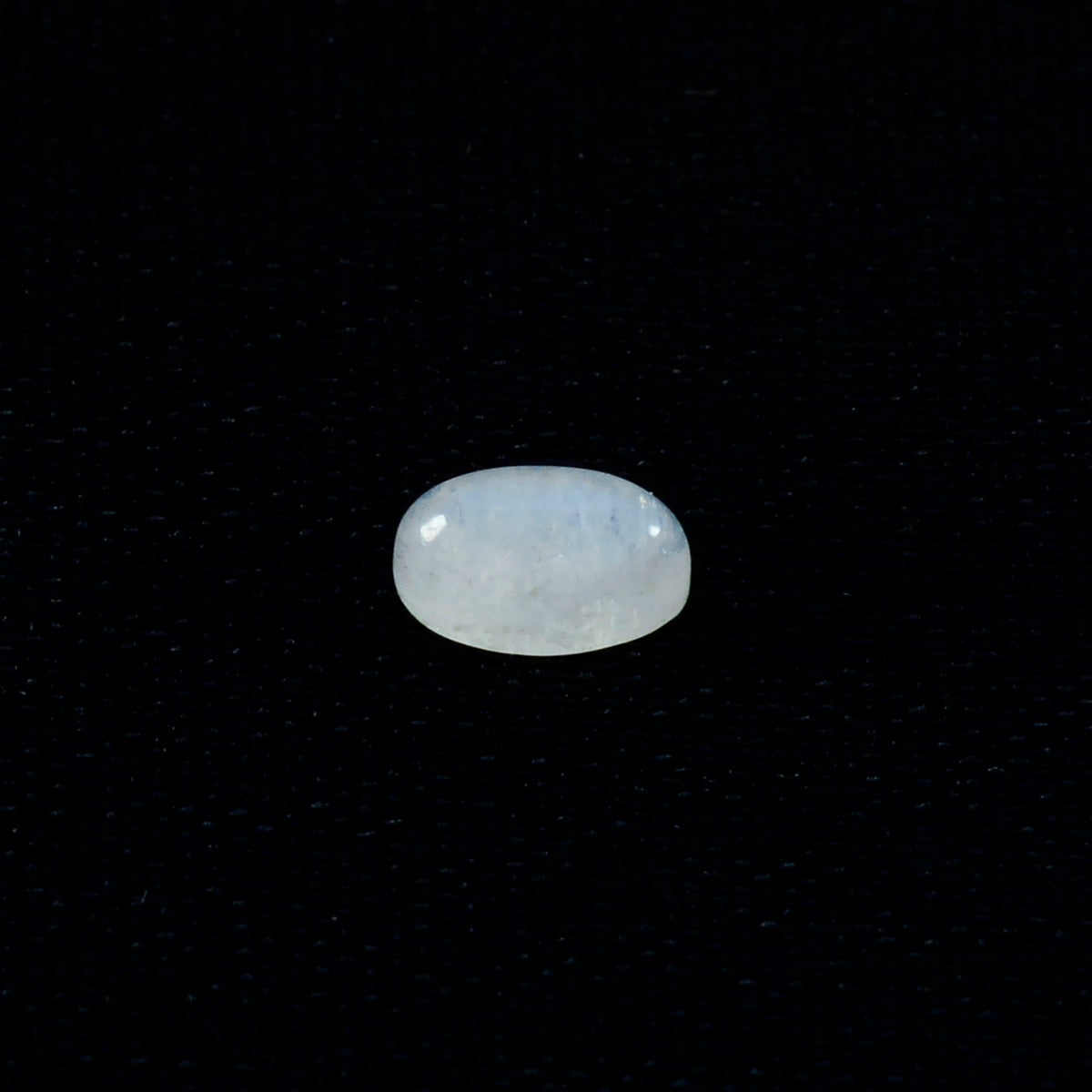 Rainbow Moonstone 1PC Small 6x8 MM Oval Cabochon White Sparkling semi Precious Semi Precious Gemstone