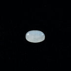 Rainbow Moonstone 1PC Small 6x8 MM Oval Cabochon White Sparkling semi Precious Semi Precious Gemstone