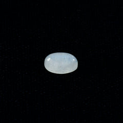 Rainbow Moonstone 1PC Small 6x8 MM Oval Cabochon White Sparkling semi Precious Semi Precious Gemstone