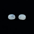 Rainbow Moonstone 1PC Small 7x9 MM Oval Cabochon White Splendid semi Precious Gems