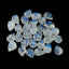 Rainbow Moonstone 1PC Large 8x12 MM Pear Cabochon White Pure semi Precious Loose Gemstones