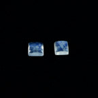 Rainbow Moonstone 1PC Medium 9x9 MM Square Cabochon White Natural semi Precious Semi Precious Gemstone